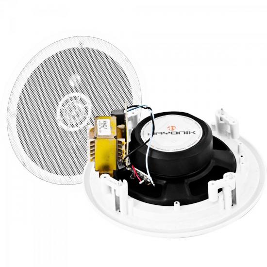 Arandela 6\" Triaxial 30W RMS AR3006J RT Branca HAYONIK por 178,90 à vista no boleto/pix ou parcele em até 7x sem juros. Compre na loja Mundomax!
