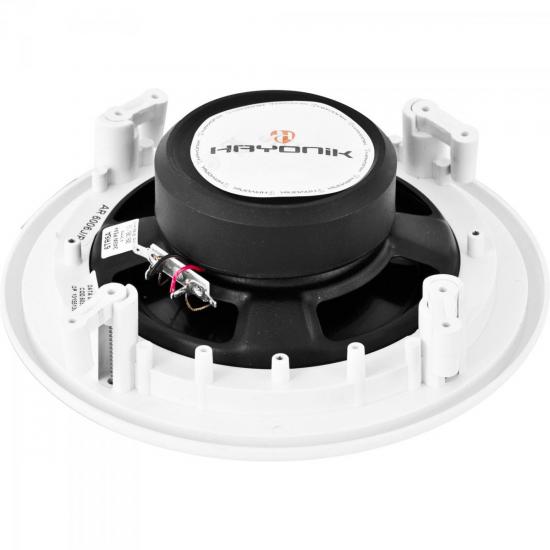 Arandela 6\" Triaxial 60W RMS AR6006J R Branca HAYONIK por 0,00 à vista no boleto/pix ou parcele em até 1x sem juros. Compre na loja Mundomax!