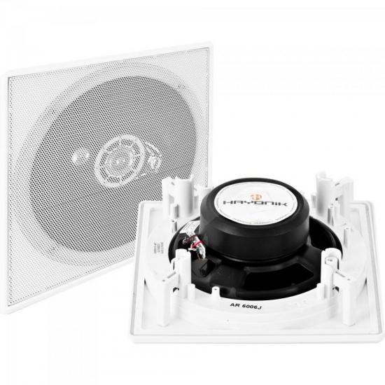 Arandela 6\" Triaxial 60W RMS AR6006J Q Branca HAYONIK por 0,00 à vista no boleto/pix ou parcele em até 1x sem juros. Compre na loja Mundomax!