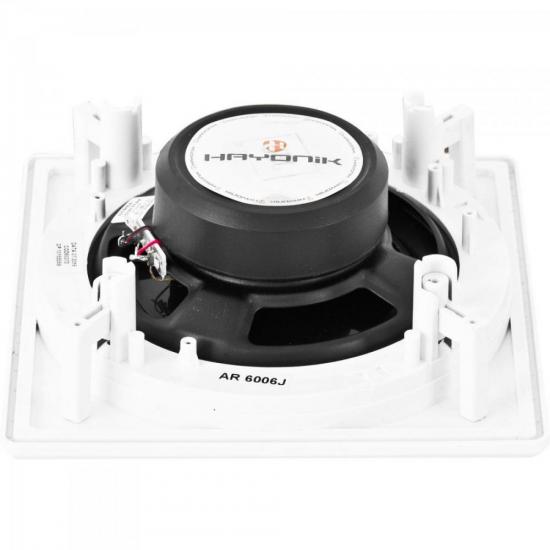 Arandela 6\" Triaxial 60W RMS AR6006J Q Branca HAYONIK por 0,00 à vista no boleto/pix ou parcele em até 1x sem juros. Compre na loja Mundomax!