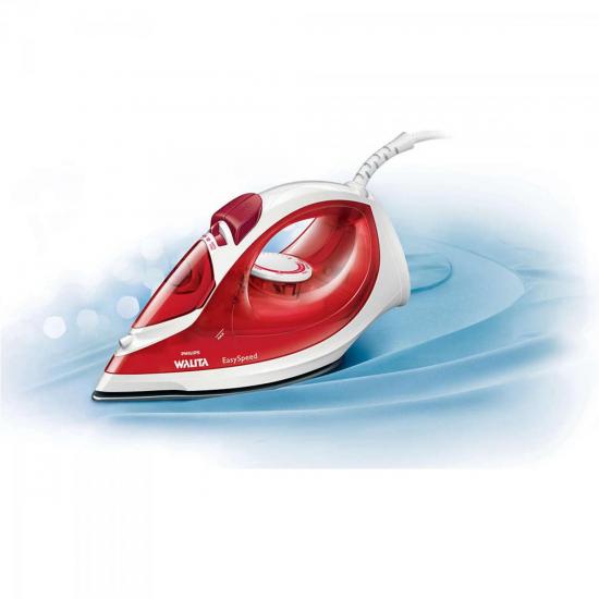 Ferro a Vapor 2000W 220V EASYSPEED RI1028/44 Branco/Vermelho PHILIPS por 0,00 à vista no boleto/pix ou parcele em até 1x sem juros. Compre na loja Mundomax!