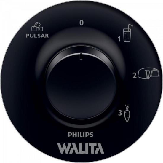 Liquidificador 3 Velocidades + Pulsar 110V DAILY RI2103/93 Preto PHILIPS por 0,00 à vista no boleto/pix ou parcele em até 1x sem juros. Compre na loja Mundomax!