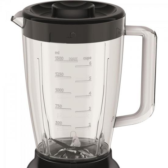 Liquidificador 3 Velocidades + Pulsar 220V DAILY RI2103/92 Preto PHILIPS por 0,00 à vista no boleto/pix ou parcele em até 1x sem juros. Compre na loja Mundomax!