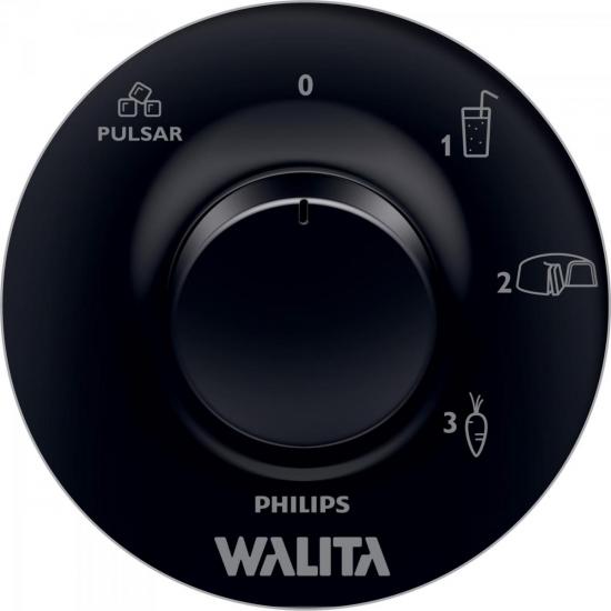 Liquidificador 3 Velocidades + Pulsar 220V DAILY RI2103/92 Preto PHILIPS por 0,00 à vista no boleto/pix ou parcele em até 1x sem juros. Compre na loja Mundomax!
