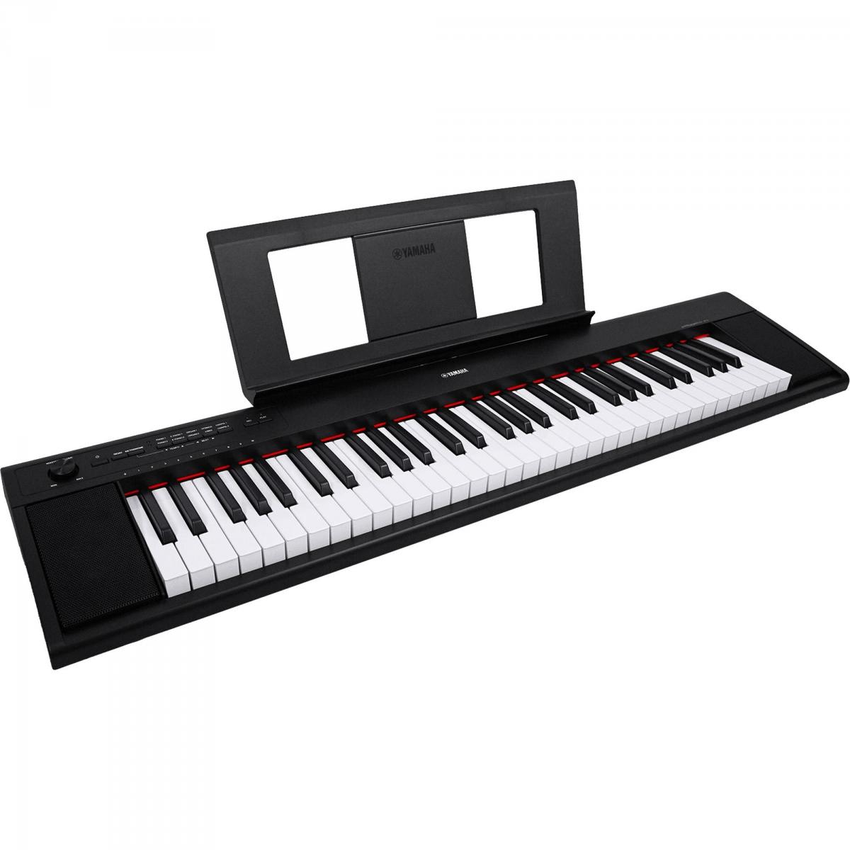 Teclado Yamaha NP-12B Piaggero Preto - Mundomax