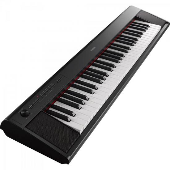 Teclado Yamaha NP-12B Piaggero Preto por 1.804,90 à vista no boleto/pix ou parcele em até 12x sem juros. Compre na loja Mundomax!