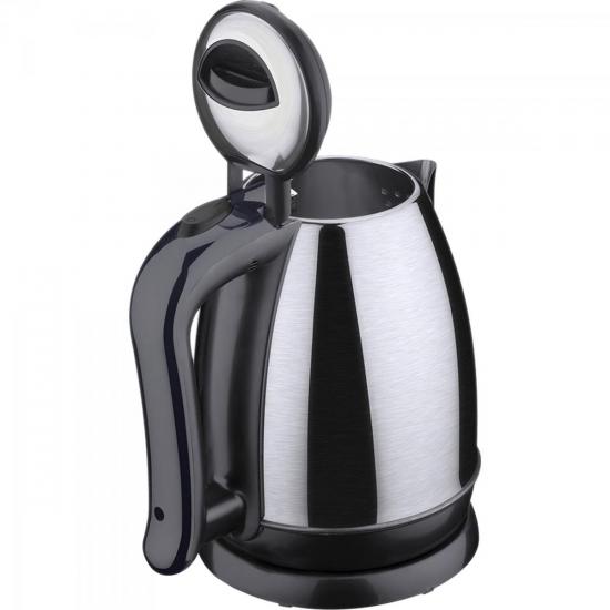 Chaleira Elétrica Inox Prime 1,7L 220V CEL800 Prata CADENCE por 0,00 à vista no boleto/pix ou parcele em até 1x sem juros. Compre na loja Mundomax!