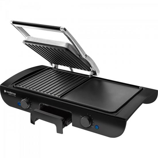 Grill Sapore 1500 110V GRL500 Preto CADENCE por 0,00 à vista no boleto/pix ou parcele em até 1x sem juros. Compre na loja Mundomax!