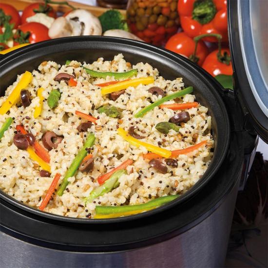 Panela Elétrica Multifuncional 110V PAN202 Branca CADENCE por 0,00 à vista no boleto/pix ou parcele em até 1x sem juros. Compre na loja Mundomax!