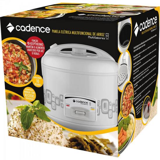 Panela Elétrica Multifuncional 220V PAN202 Branca CADENCE por 0,00 à vista no boleto/pix ou parcele em até 1x sem juros. Compre na loja Mundomax!