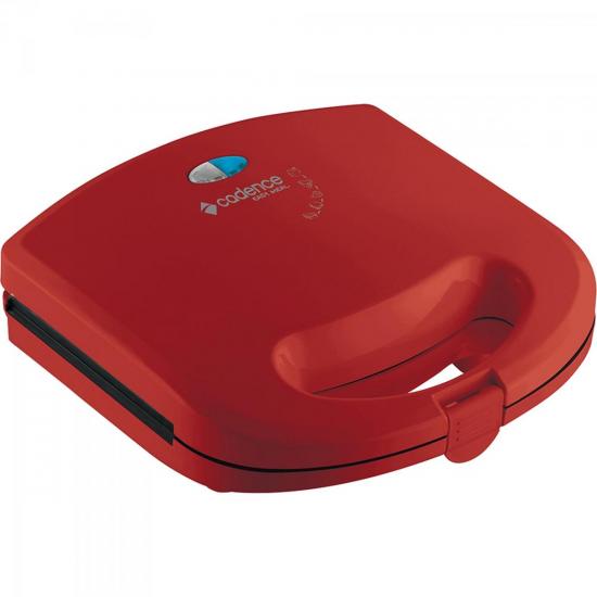 Sanduicheira Minigrill Easy Meal 110V SAN231 Vermelha CADENCE por 0,00 à vista no boleto/pix ou parcele em até 1x sem juros. Compre na loja Mundomax!