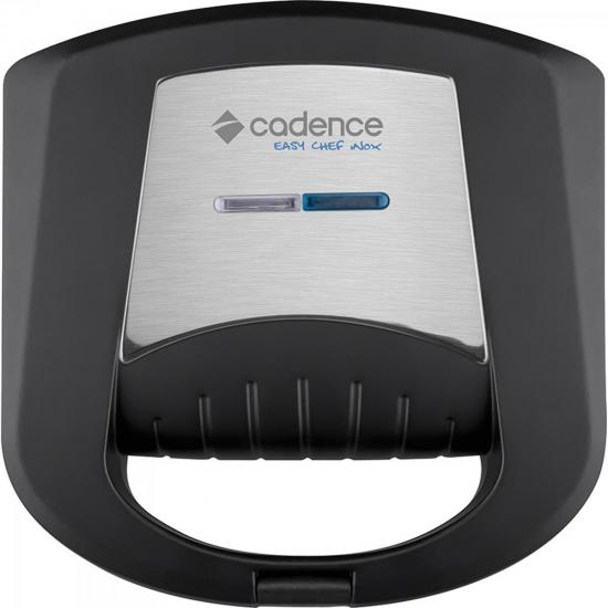 Sanduicheira Elétrica Minigrill Top Meal Inox 220V SAN611 Preta CADENCE por 0,00 à vista no boleto/pix ou parcele em até 1x sem juros. Compre na loja Mundomax!