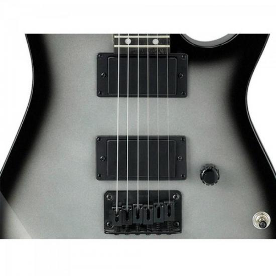 Guitarra IBANEZ Strato 2H GRG121EX Metalic Silver Sunburst por 0,00 à vista no boleto/pix ou parcele em até 1x sem juros. Compre na loja Mundomax!