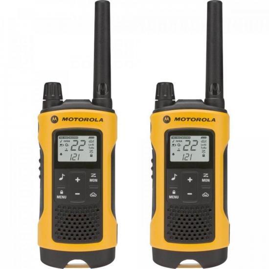 Rádio Comunicador Talkabout 35km T400BR Amarelo MOTOROLA por 599,99 à vista no boleto/pix ou parcele em até 10x sem juros. Compre na loja Mundomax!
