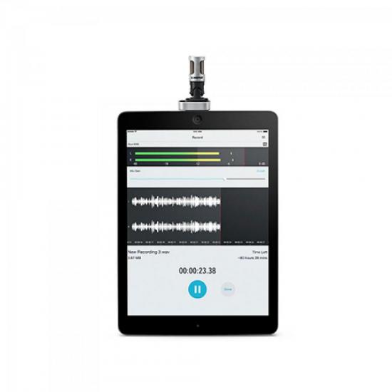 Microfone Condensador Digital Estéreo MV88 Prata SHURE por 0,00 à vista no boleto/pix ou parcele em até 1x sem juros. Compre na loja Mundomax!