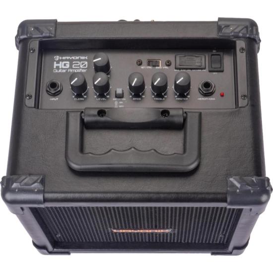Cubo Para Guitarra Hayonik HG20 20W Preto por 529,00 à vista no boleto/pix ou parcele em até 10x sem juros. Compre na loja Mundomax!