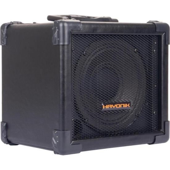 Cubo Para Guitarra Hayonik HG20 20W Preto por 529,00 à vista no boleto/pix ou parcele em até 10x sem juros. Compre na loja Mundomax!