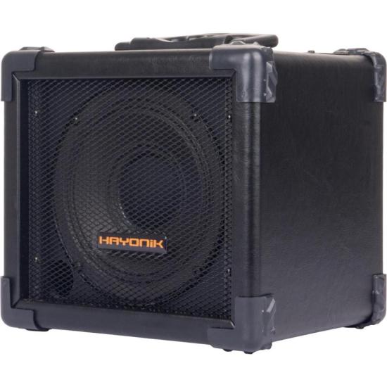 Cubo Para Guitarra Hayonik HG20 20W Preto por 529,00 à vista no boleto/pix ou parcele em até 10x sem juros. Compre na loja Mundomax!