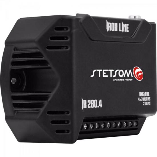 Módulo 280W 2 Ohms IRON LINE IR280.4 STETSOM por 0,00 à vista no boleto/pix ou parcele em até 1x sem juros. Compre na loja Mundomax!