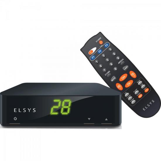 Receptor de TV Analógico PETIT ETRS39 Preto ELSYS por 0,00 à vista no boleto/pix ou parcele em até 1x sem juros. Compre na loja Mundomax!