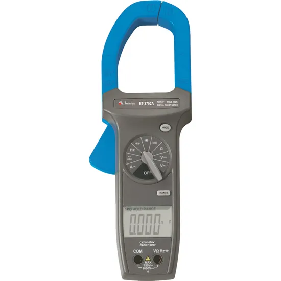 Alicate Amperímetro Digital ET-3702A Minipa Azul/Cinza por 1.104,99 à vista no boleto/pix ou parcele em até 12x sem juros. Compre na loja Mundomax!