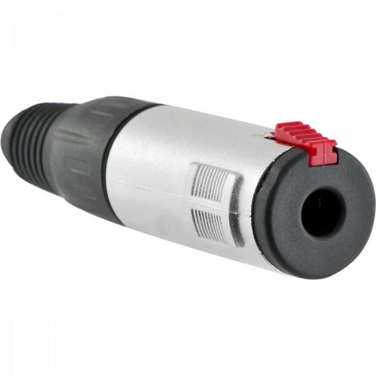 Jack P10 Fêmea Mono/Estéreo com Trava SKCC148 Niquelado GENÉRICO por 0,00 à vista no boleto/pix ou parcele em até 1x sem juros. Compre na loja Mundomax!