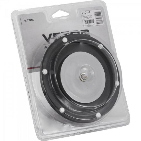 Buzina Paquerinha Eletromagnética 124mm VTO112 VETOR por 37,90 à vista no boleto/pix ou parcele em até 1x sem juros. Compre na loja Mundomax!