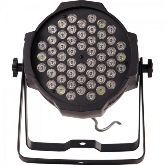Refletor 54 LEDs RGBW 3W BETOPPER Preto ALLTECHPRO por 0,00 à vista no boleto/pix ou parcele em até 1x sem juros. Compre na loja Mundomax!