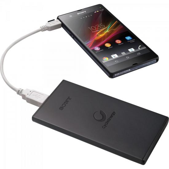 Carregador Portátil USB 5000mAh CP-F5BC Preto SONY por 0,00 à vista no boleto/pix ou parcele em até 1x sem juros. Compre na loja Mundomax!
