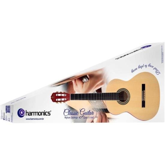 Violão Harmonics GNA-111 Acústico Nylon Natural por 322,00 à vista no boleto/pix ou parcele em até 10x sem juros. Compre na loja Mundomax!