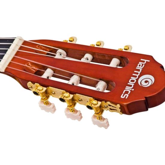 Violão Harmonics GC-10 Acústico Nylon Natural por 319,90 à vista no boleto/pix ou parcele em até 10x sem juros. Compre na loja Harmonics!