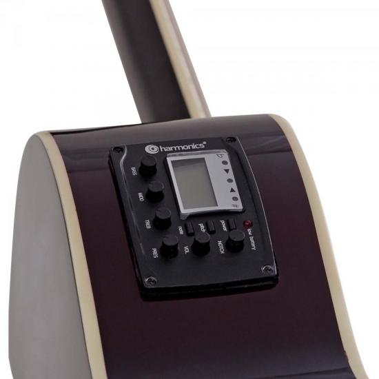 Violão Harmonics GE-21 Eletroacústico Aço Natural por 459,99 à vista no boleto/pix ou parcele em até 10x sem juros. Compre na loja Mundomax!