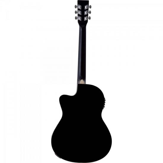 Violão Harmonics GE-21 Eletroacústico Aço Preto por 630,00 à vista no boleto/pix ou parcele em até 10x sem juros. Compre na loja Mundomax!