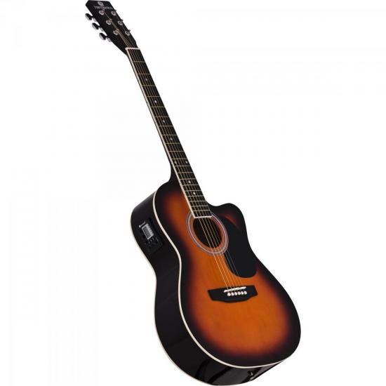 Violão Harmonics GE-21 Eletroacústico Aço Sunburst por 539,00 à vista no boleto/pix ou parcele em até 10x sem juros. Compre na loja Mundomax!