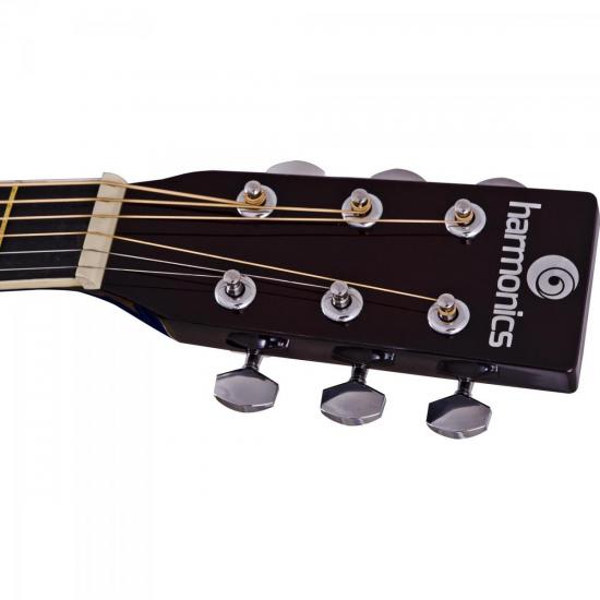 Violão Harmonics GE-21 Eletroacústico Aço Sunburst por 539,00 à vista no boleto/pix ou parcele em até 10x sem juros. Compre na loja Mundomax!