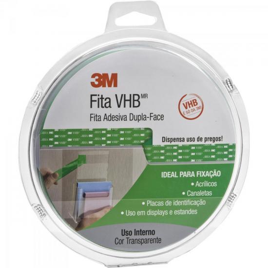 Fita Dupla Face 12mm x 10m VHB 4910 CS Transparente 3M por 0,00 à vista no boleto/pix ou parcele em até 1x sem juros. Compre na loja Mundomax!
