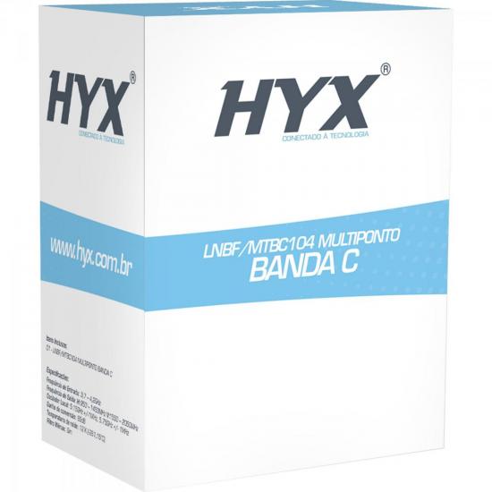 LNBF Multiponto Banda C MTBC-104 HYX por 0,00 à vista no boleto/pix ou parcele em até 1x sem juros. Compre na loja Mundomax!