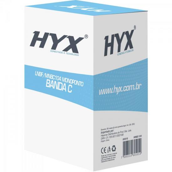 LNBF Monoponto Banda C MNBC-104 HYX por 0,00 à vista no boleto/pix ou parcele em até 1x sem juros. Compre na loja Mundomax!