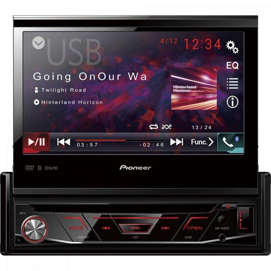 Auto Rádio CD/DVD/USB/AM/FM/Bluetooth AVH-4880DVD Preto PIONEER por 0,00 à vista no boleto/pix ou parcele em até 1x sem juros. Compre na loja Mundomax!