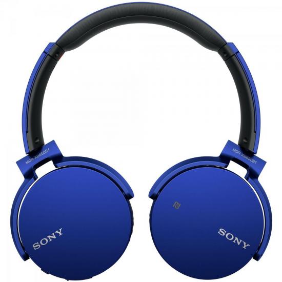 Fone de Ouvido Wireless Bluetooth com Microfone MDR-XB650BT Azul SONY por 0,00 à vista no boleto/pix ou parcele em até 1x sem juros. Compre na loja Mundomax!