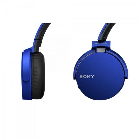 Fone de Ouvido Wireless Bluetooth com Microfone MDR-XB650BT Azul SONY por 0,00 à vista no boleto/pix ou parcele em até 1x sem juros. Compre na loja Mundomax!
