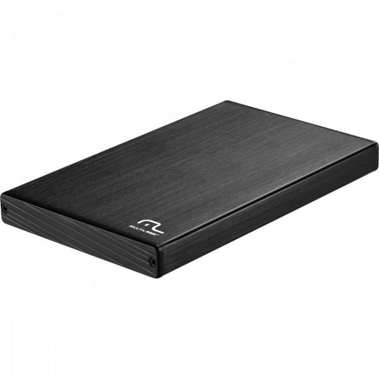 Case para HD Externo 2.5\" GA122 Preto MULTILASER por 0,00 à vista no boleto/pix ou parcele em até 1x sem juros. Compre na loja Mundomax!