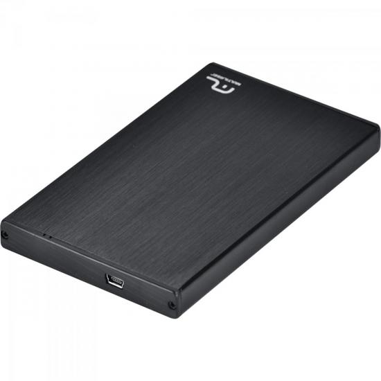 Case para HD Externo 2.5\" GA122 Preto MULTILASER por 0,00 à vista no boleto/pix ou parcele em até 1x sem juros. Compre na loja Mundomax!