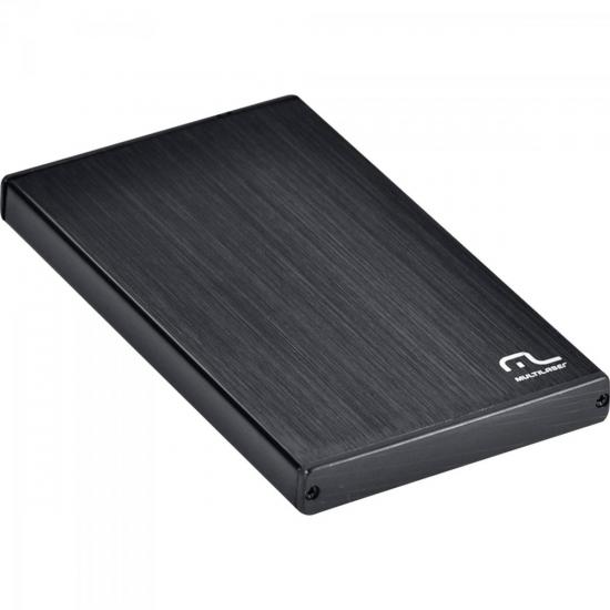 Case para HD Externo 2.5\" GA122 Preto MULTILASER por 0,00 à vista no boleto/pix ou parcele em até 1x sem juros. Compre na loja Mundomax!