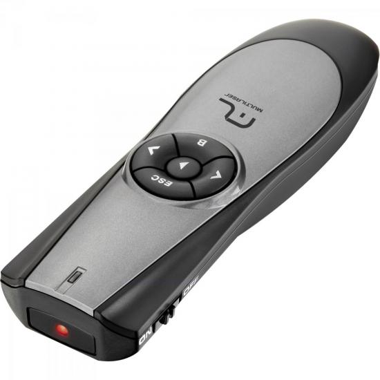 Apresentador Laser Wireless AC164 Cinza/Preto MULTILASER por 0,00 à vista no boleto/pix ou parcele em até 1x sem juros. Compre na loja Mundomax!