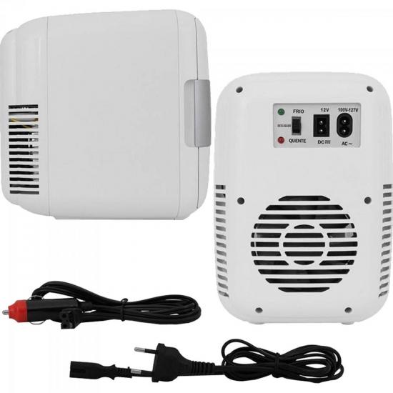 Mini Geladeira Portátil 4L 110V/12V TV004 Branca MULTILASER por 0,00 à vista no boleto/pix ou parcele em até 1x sem juros. Compre na loja Mundomax!