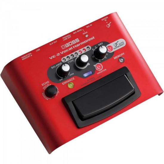 Pedal de Efeitos VOCAL HARMONIST VE-2 Vermelho BOSS por 2.389,00 à vista no boleto/pix ou parcele em até 12x sem juros. Compre na loja Mundomax!