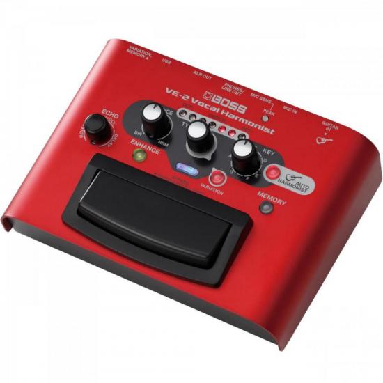 Pedal de Efeitos VOCAL HARMONIST VE-2 Vermelho BOSS por 2.389,00 à vista no boleto/pix ou parcele em até 12x sem juros. Compre na loja Mundomax!