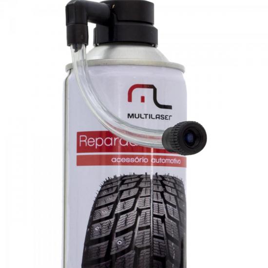 Spray Reparador Para Pneus AU400 MULTILASER por 0,00 à vista no boleto/pix ou parcele em até 1x sem juros. Compre na loja Mundomax!