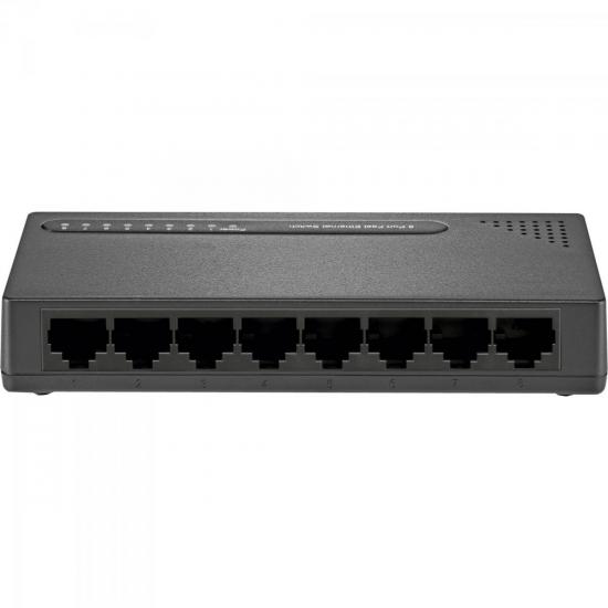 Switch Fast 8 Portas 100Mbps RE118 Preto MULTILASER por 0,00 à vista no boleto/pix ou parcele em até 1x sem juros. Compre na loja Mundomax!